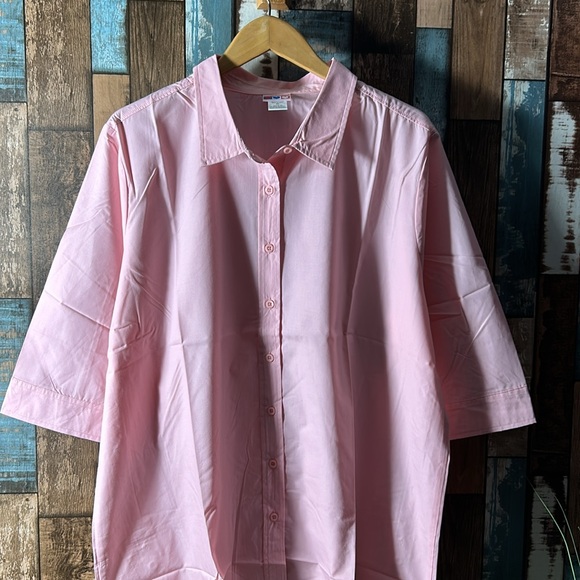 American Sweetheart XL pink button down casual shirt - Picture 3 of 15